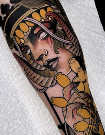 Arm tattoo by Randy